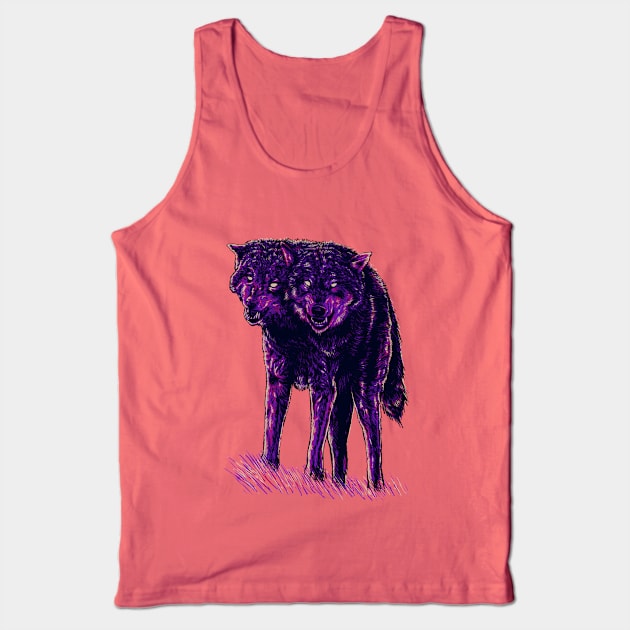 wolves 2head Tank Top by barmalisiRTB